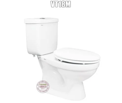 Bồn cầu 2 khối Viglacera VT18M nắp êm
