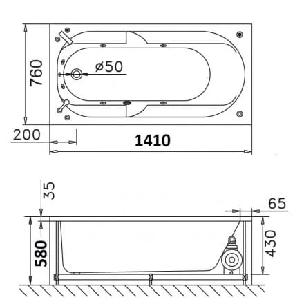 Bản vẽ kỹ thuật bồn tắm góc đơn Caesar AT5132