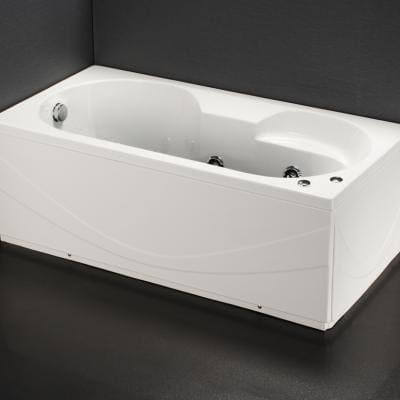 Bồn Tắm Massage 1.5M Chân Yếm Caesar MT0150L/R