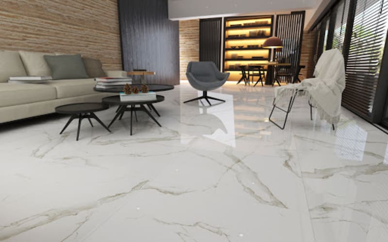 Gạch lát nền granite Viglacera cho phòng khách