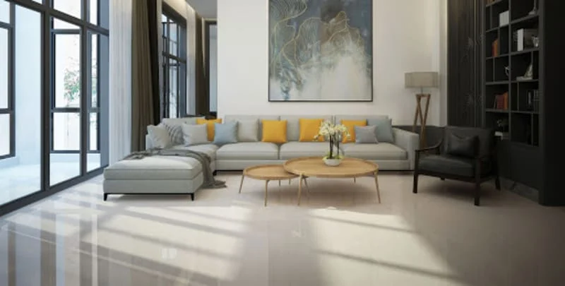 Gạch lát nền granite Viglacera cho phòng khách