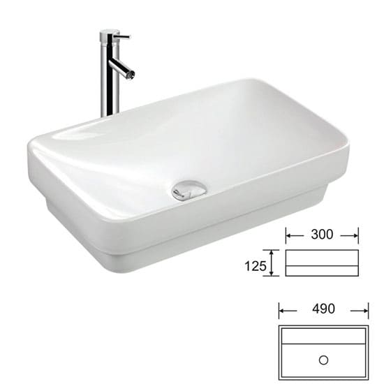 Chậu Rửa Lavabo Dương Bàn Caesar LF5368