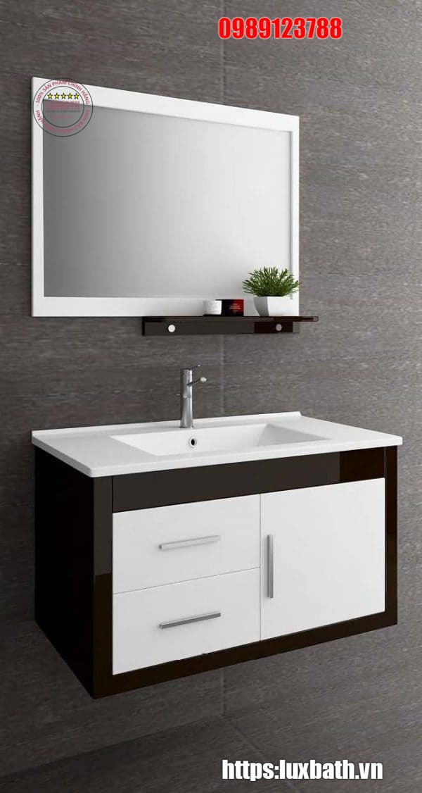 Bộ tủ chậu lavabo Treo Tường Caesar EH05259A