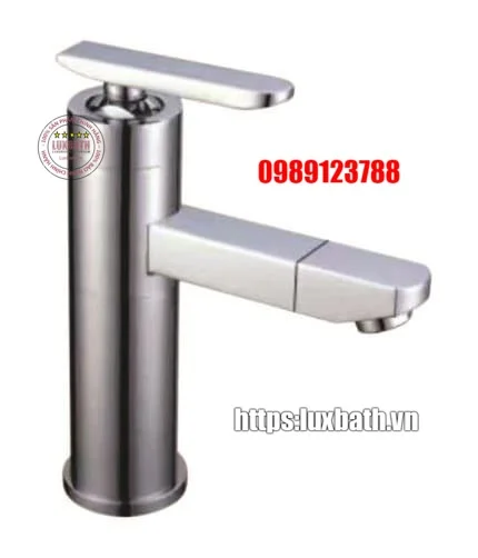 Vòi chậu lavabo 1 lỗ nóng lạnh Royal RA-612V