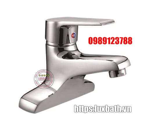 Vòi chậu lavabo 1 lỗ nóng lạnh Royal RA-612V