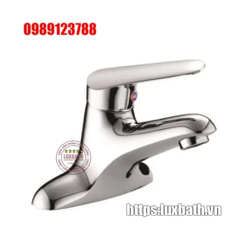 Vòi chậu lavabo 1 lỗ nóng lạnh Royal RA-612V