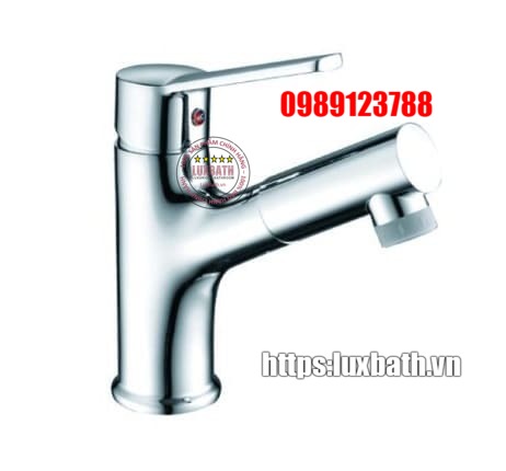 Vòi chậu lavabo 1 lỗ nóng lạnh Royal RA-612V