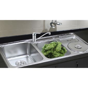  Chậu rửa bát Tân Á 2 hố 1 bàn RE-63