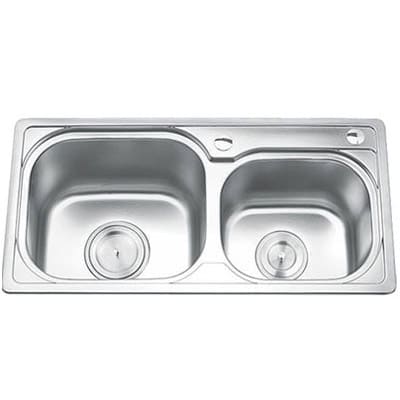  Chậu rửa bát Tân Á 2 hố 1 bàn RE-63