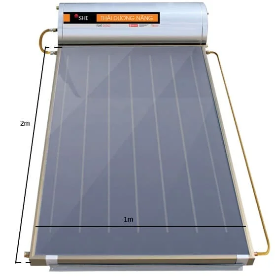 Máy Nước Nóng Năng Lượng Mặt Trời Sơn Hà 300L-58 Gold