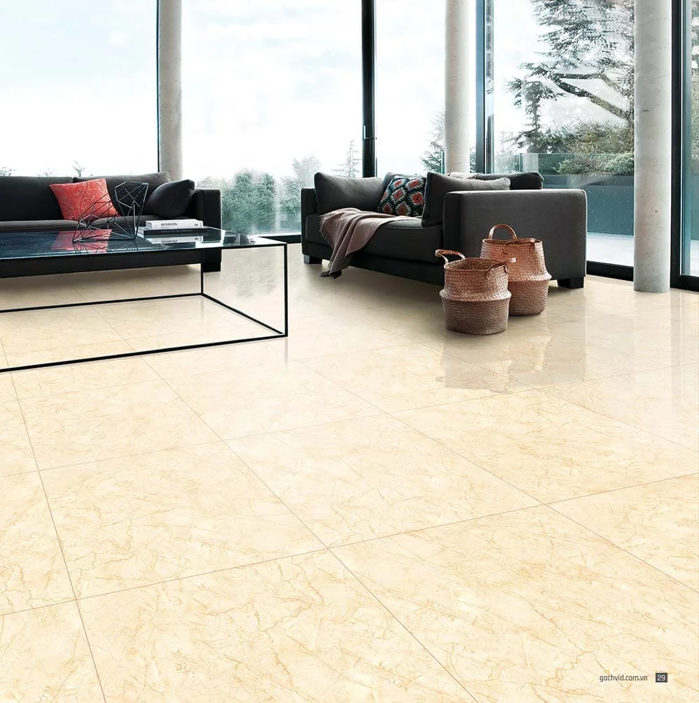 Gạch granite kỹ thuật số VID Nam Định trong công trình biệt thự tại Vinhome