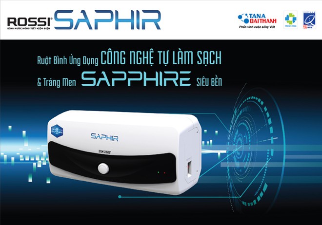 Bình nước nóng lạnh Rossi Saphir RS 32SL ngang