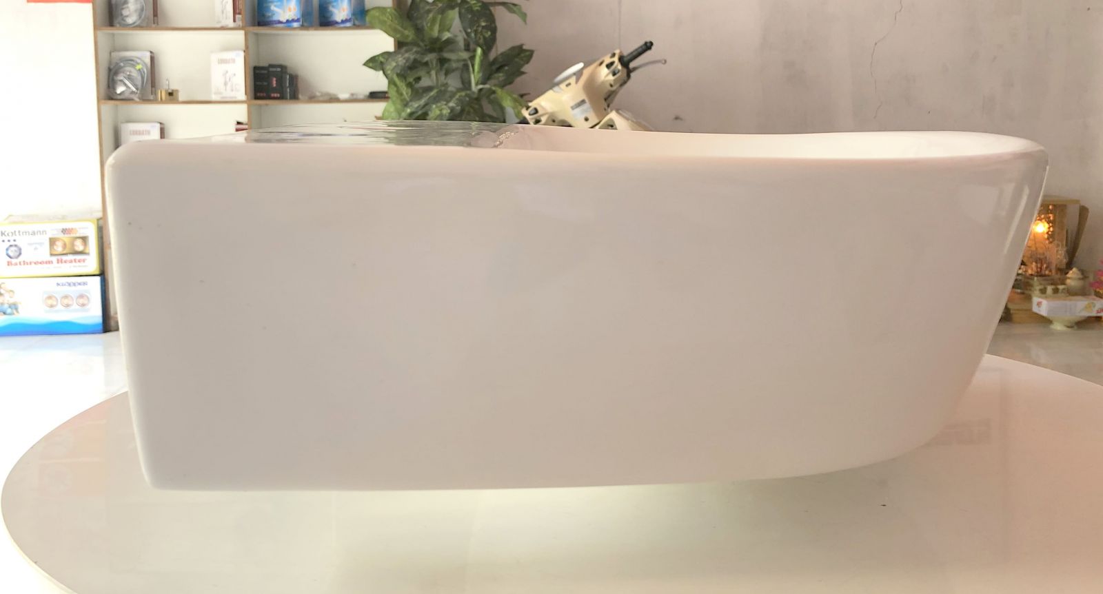 Chậu rửa mặt treo tường để bàn Saguaro Jade 1 lỗ