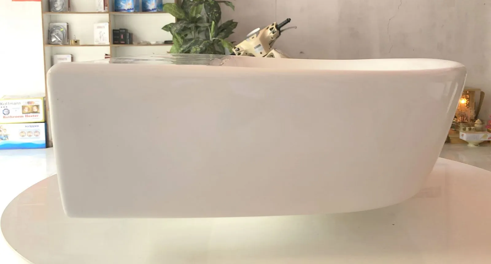Chậu rửa mặt treo tường để bàn Saguaro Jade 1 lỗ