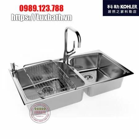 Chậu rửa bát Kohler K-98738T-2KD-NA dương vành