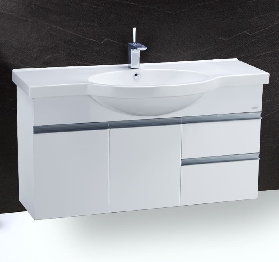Chậu Rửa Lavabo Liền Bàn Caesar LF5324