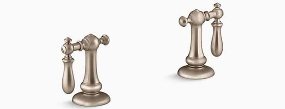 Tay chỉnh vòi bồn tắm Kohler Artifacts K-98068T-9M-BV đồng mờ
