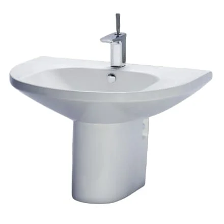 Chậu Lavabo Treo Tường Chân Lửng Caesar LF2270/PF2470 