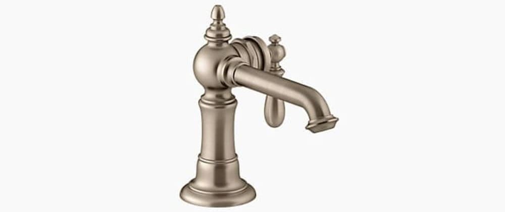 Vòi chậu rửa mặt Kohler Artifacts K-72762T-9M-BV đồng mờ