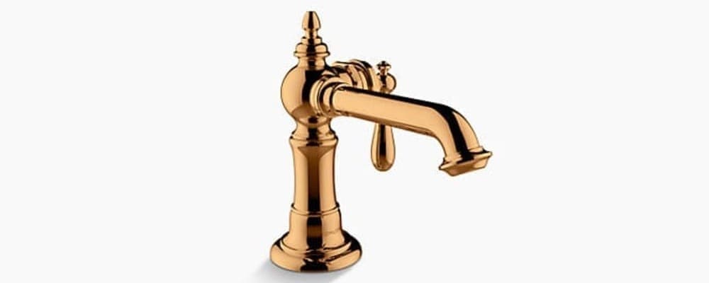 Vòi chậu rửa mặt Kohler Artifacts K-72762T-9M-RGD vàng hồng