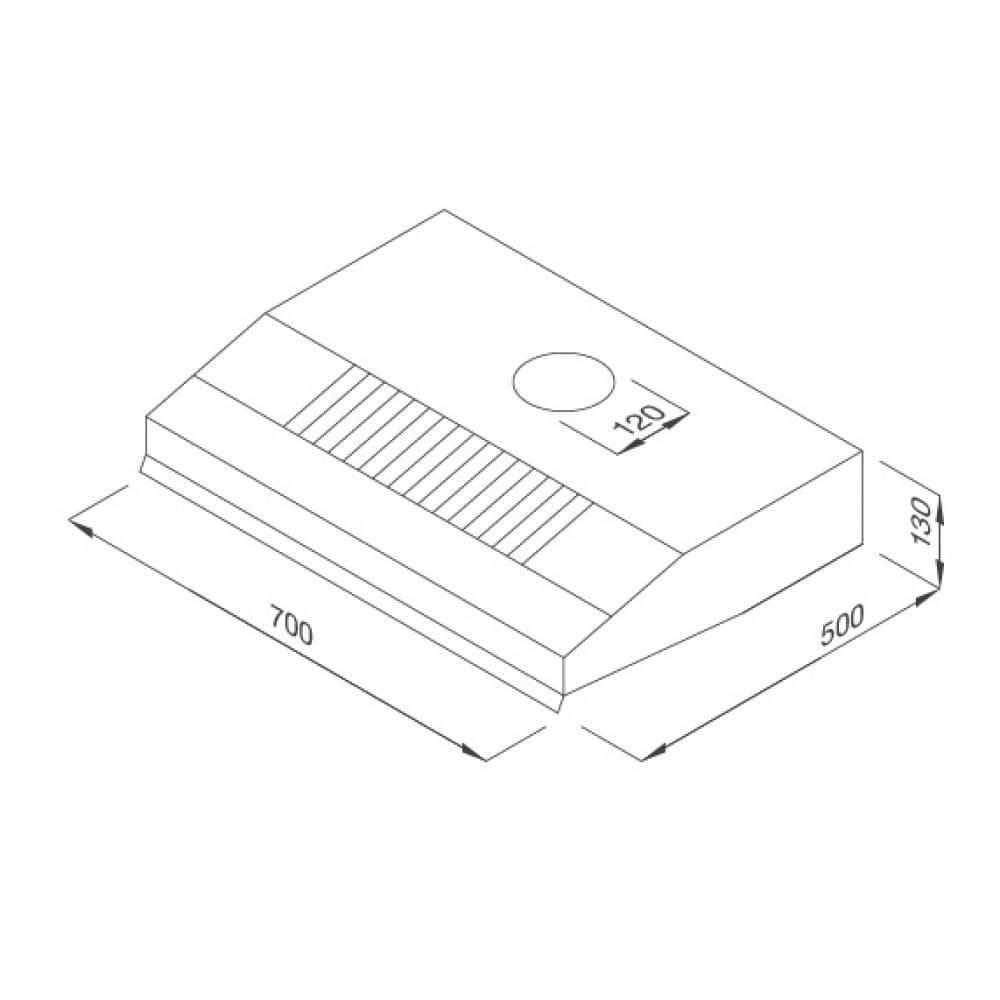 hình ảnh bản vẽ kỹ thuật Máy Hút Mùi Teka C 6420 BK 40465532 Cổ Điển