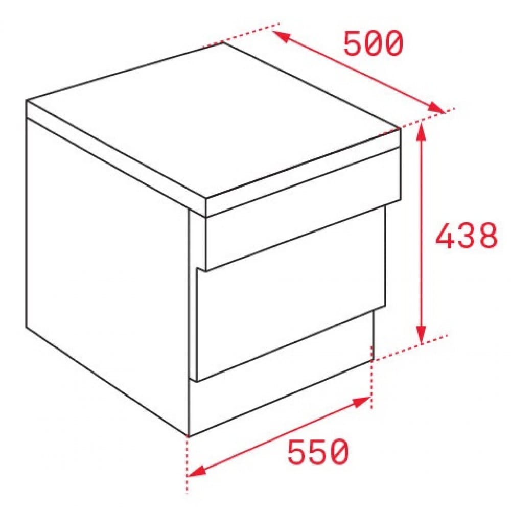 Hình ảnh bản vẽ kỹ thuật Máy Hút Mùi Teka DBB 60 40460400 Áp Tường