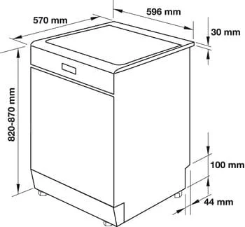 Hình ảnh bản vẽ kỹ thuật Máy Hút Mùi Teka DBB 60 40460400 Áp Tường
