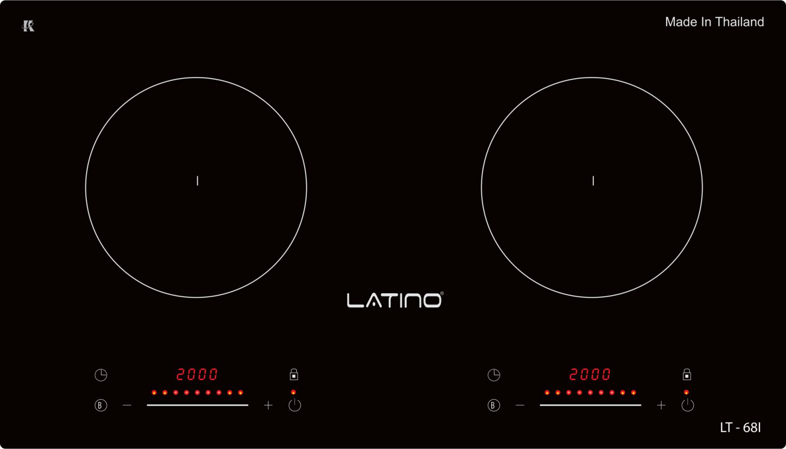 Bếp từ đôi Latino LT-68I