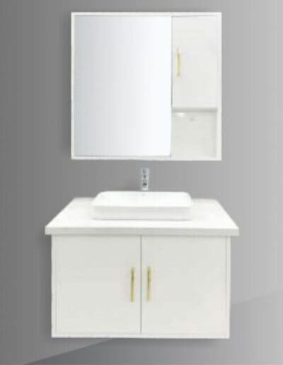 Tủ chậu đen trắng RA-901 Royal 