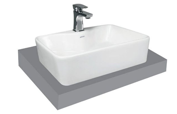 Chậu rửa mặt bàn đá Viglacera SanFi S504
