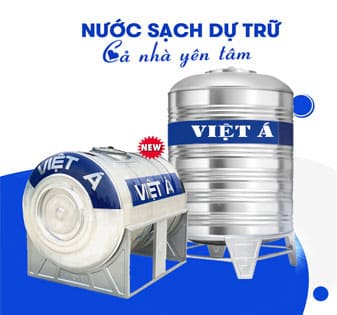 Bồn inox chứa nước Việt Á