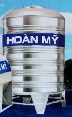 Bồn nước inox đứng Hoàn Mỹ