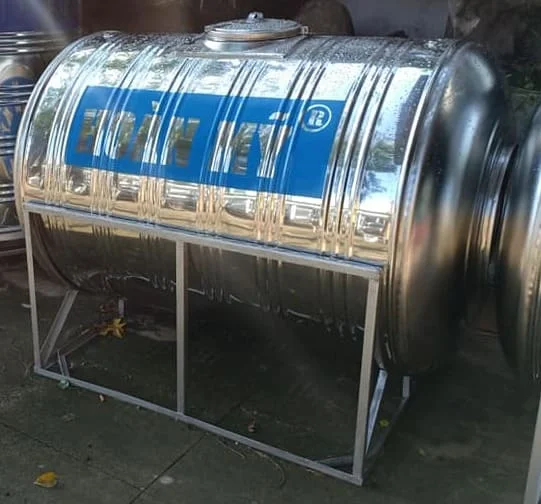 Bồn nước inox Hoàn Mỹ nằm ngang