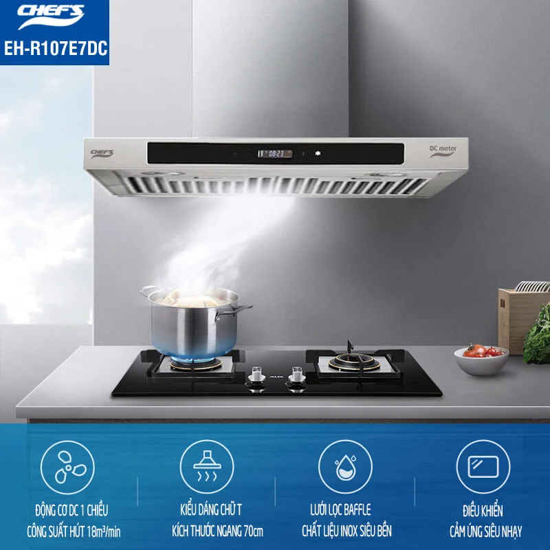 Máy hút mùi CHEFS EH-R107E7DC