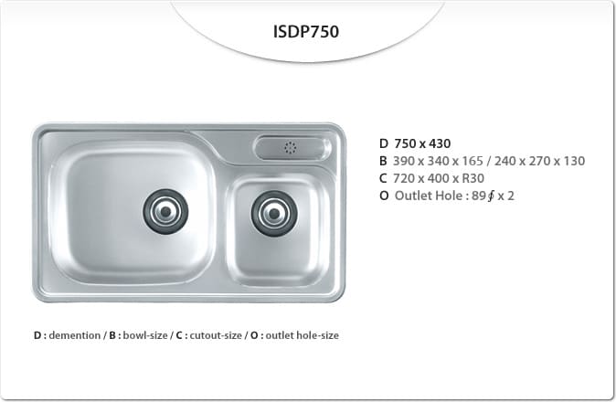 Chậu rửa bát Ecofa DJUS 950