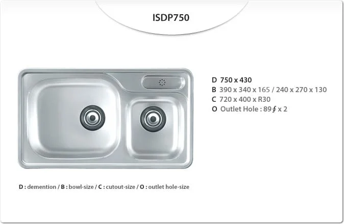 Chậu rửa bát Ecofa DJUS 950