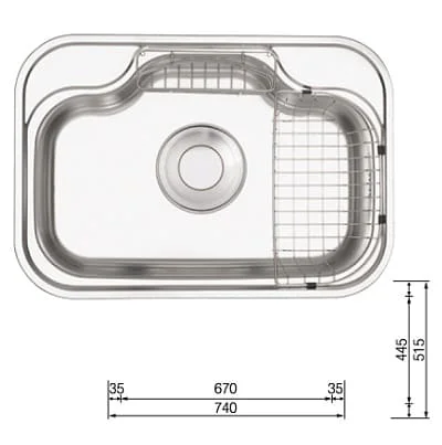 Chậu rửa bát Ecofa ECB-740