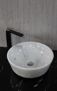 Chậu rửa lavabo màu trắng sữa Eximstone BST90