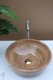 Chậu rửa lavabo màu xanh ấn độ Eximstone BST41