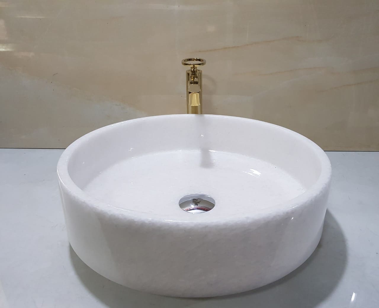 Chậu rửa lavabo màu xanh ấn độ Eximstone BST41