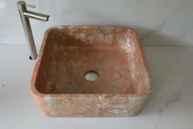Chậu rửa lavabo màu xanh ấn độ Eximstone BST41
