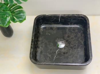 Chậu rửa lavabo màu xanh ấn độ Eximstone BST41