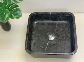 Chậu rửa lavabo màu xanh ấn độ Eximstone BST41