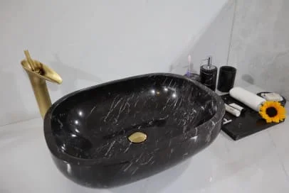 Chậu rửa lavabo màu xanh ấn độ Eximstone BST41