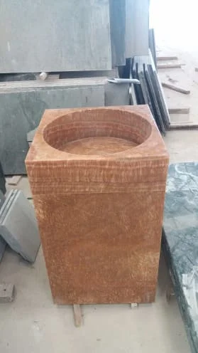 Chậu rửa lavabo màu xanh ấn độ Eximstone BST41