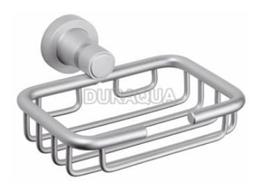 Kệ cốc đánh răng đôi mạ bạc Duraqua 8806
