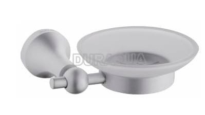 Kệ cốc đánh răng đôi mạ bạc Duraqua 8806