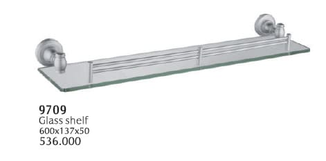 Kệ kính hợp kim nhôm Duraqua 9709