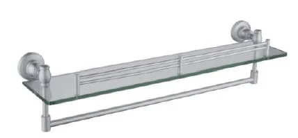 Kệ kính kèm vắt khăn hợp kim nhôm Duraqua 9715