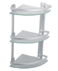 Kệ đựng đồ 3 tầng nhôm kính Duraqua 5303